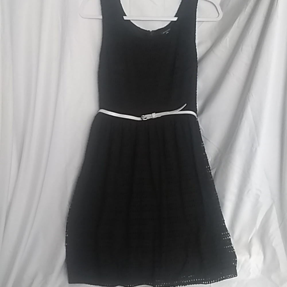 George Black Dress With Belt